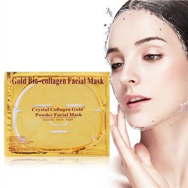 Máscara facial de colágeno de cristal