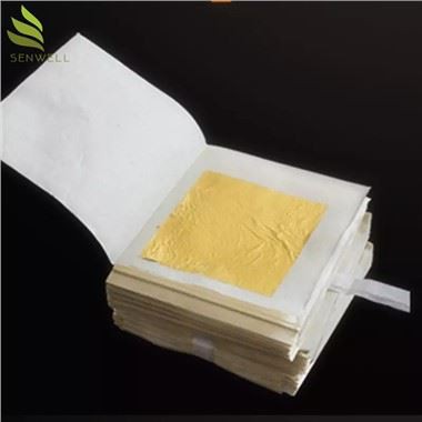 Folha de ouro 24 K de ouro comestível